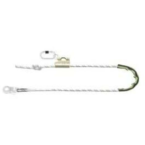 KRATOS SAFETY - Longe tressée de maintien au travail avec tendeur de Longe à came, 4m - 4 m