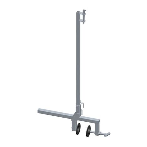 Dimos – Ensemble sécurité étancheur 355 pince et potelet – 1800 mm – Pour travaux d'étanchéité sur toits – Matériaux conformes NF P 93-355