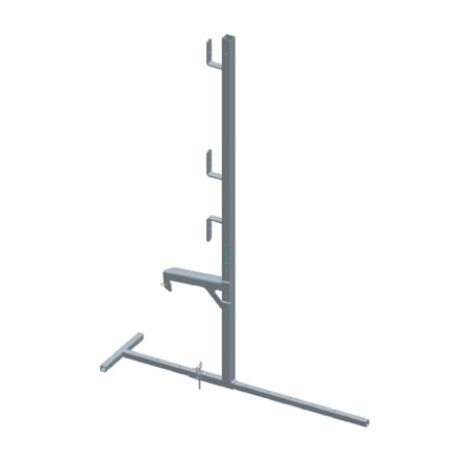 Dimos – Garde-corps bas de toit 1,1m pour forte pente – Fixation conforme norme EN 13 374 C – Protection collective temporaire – Poids léger