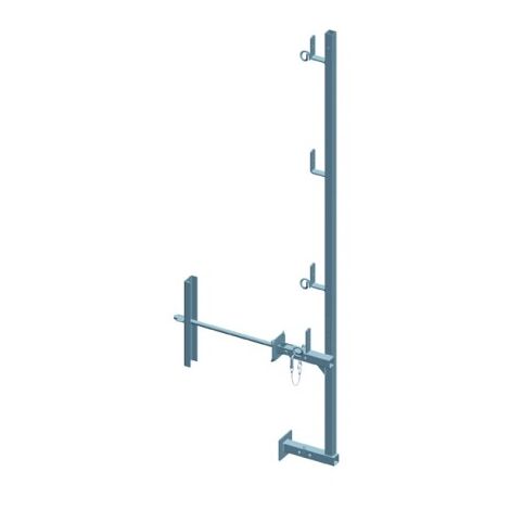 Garde-corps universel avec traversée pour mur de 25cm h 1,5m - DIMOS - 800 mm