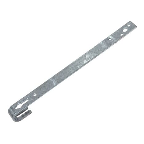 DIMOS - Ancrage bas de toit plat galva faible pente L 30cm - 390 mm