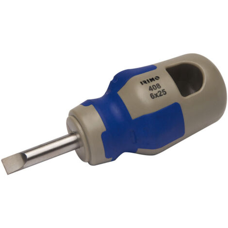 IRIMO - Tournevis pour vis à fente extra-court - Pointe: 1,2 X 5mm - Lame: 25 mm (1/2)
