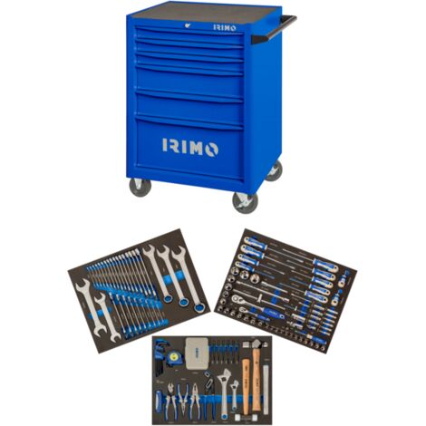 IRIMO - Servantes équipées 26" avec 6 tiroirs et 178 outils (1/5)