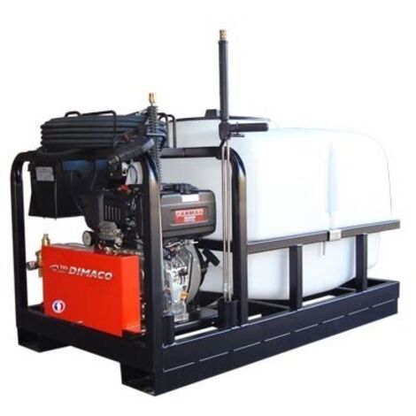 DIMACO - Station fixe pickup haute pression 900 l/h 210 b Moteur Diesel YANMAR 10 CV Avec démarreur électrique