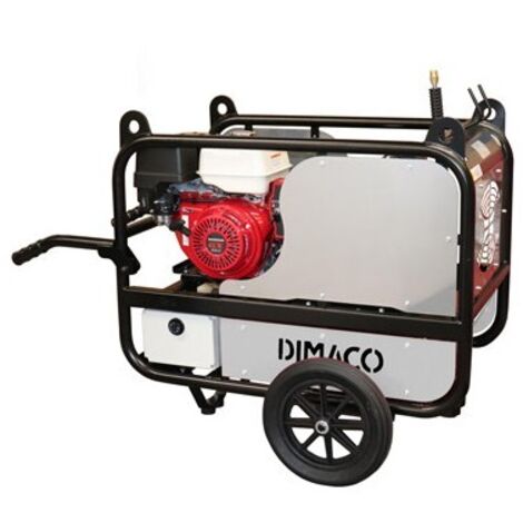 DIMACO - Nettoyeur HP eau chaude 900 l/h 240 b Moteur essence HONDA 13 CV