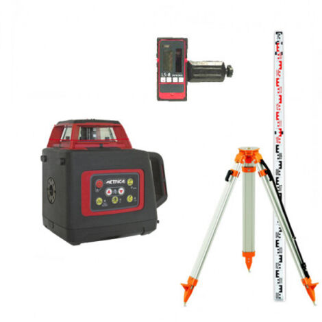 METRICA - Niveau automatique laser avec rayon laser rotatif visible rouge - SL-RED (1/5)