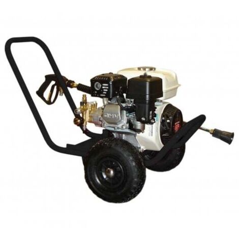 Nettoyeur haute pression thermique 150 bar – Débit 660 l/h – Moteur HONDA 5,5 CV – Pompe axiale 3 pistons céramiqués – Dimaco
