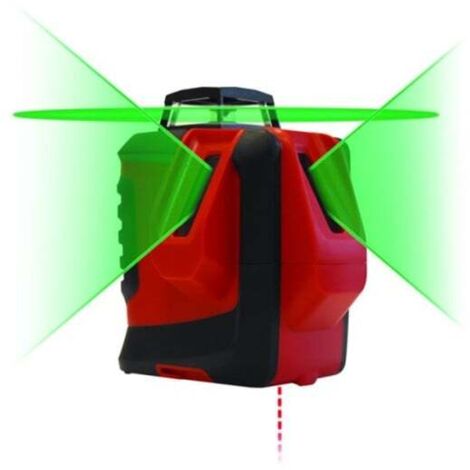 METRICA - Niveau Laser Vert 360° – Portée jusqu'à 50 m avec Précision ±2 mm - H360 + 2V + 1D (1/5)