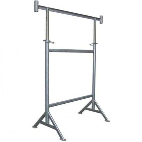 Altrad – Tréteau de maçon 49mm – Acier galvanisé haute résistance – Charge jusqu'à 900 kg – Hauteur réglable de 1,23 m à 2,00 m