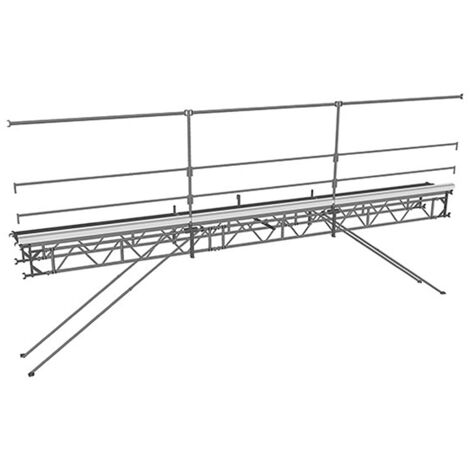 Tubesca Comabi – Pont couvreur 9m linéaire complet – Charge maximale 600 kg/m2 – Montage rapide – Garde-corps ajustable 60 cm (1/5)