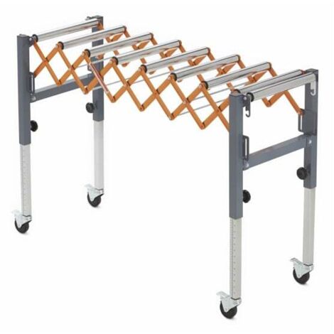 Convoyeur à rouleaux réglable BORA PM-2700 – Longueur jusqu'à 1219 mm – Pour alimentation continue (1/5)