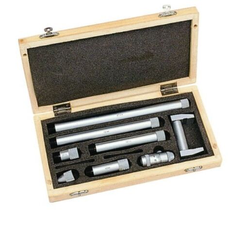 Jeu de micromètres d'intérieur à tiges composables METRICA 44114 – Mesure précise jusqu'à 600 mm