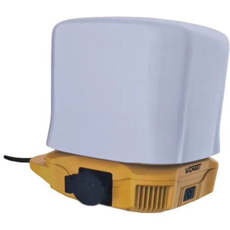 Lampe de chantier 360° 10 000 lumens 85 W – Câble HO7RN-F 5 m – Intensité ajustable – Résistante aux chocs et projections d'eau – Wilmart (1/3)