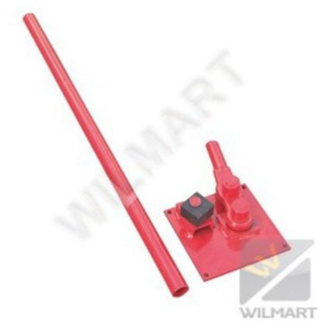 Cintreuse manuelle pour fer à béton Ø 24 mm – Acier époxy résistant à la corrosion – Pour armatures de fondations et poteaux – Wilmart