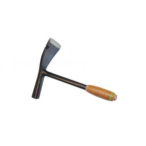 Jouanel – Essette 250 mm manche cuir – Forgée à la main – Côté tranchant arrache-clous – Talon strié anti-dérapage – ESS25 (1/5)