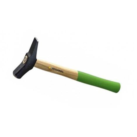 Jouanel – Marteau pour enclumette manche bois – Talon 22 mm bords arrondis – Tête 4 mm bords arrondis – Double blocage – MAEN (1/2)