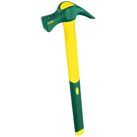 Leborgne – Marteau de coffreur 750 g – Manche Novagrip 42 cm – Géométrie optimisée pour arrachage de clous – Aimant porte-clou pour pointage rapide