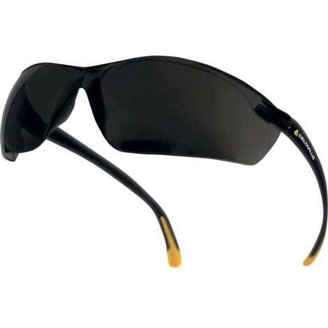 Delta Plus – Lunettes de protection polycarbonate – Protection UV400 – Norme EN166 – Anti-rayures – Confort pont nasal intégré – Branches anti-glisse