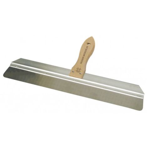 MONDELIN - Couteau enduire 50 ou 60 cm poignee bois - angles arrondi - 50 cm