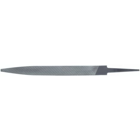 Lime Plate Pointue Mince - Manche Bois - Taille Mi-douce - 16 X 2,00 Mm