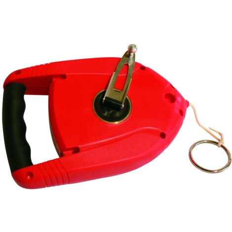 Taliaplast – Cordeau Cordex Magnum rouge 50M fil tressé 3mm – Pour chantiers humides – Boîtier ABS résistant – 400416