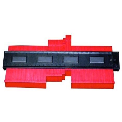 Taliaplast – Gabarit de découpe pour carreaux 25 cm – Graduations précises – Pour découpes complexes – Conçu pour carrelage et faïence