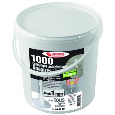 SOFOP TALIAPLAST - Croisillons auto-nivelants lineaires 1 mm (1000 pieces) (1/2)