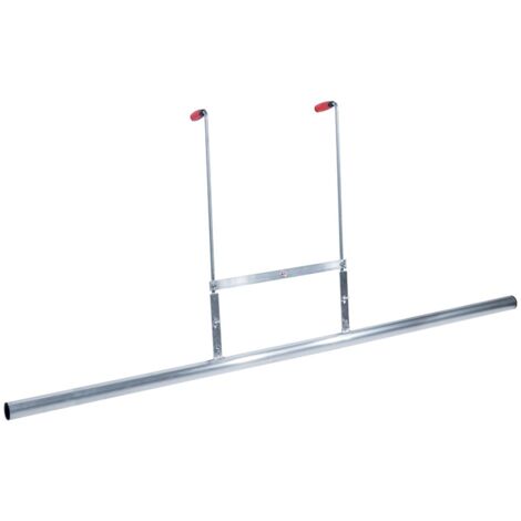 Taliaplast – Barre à débuller 2m Ø 50mm – Aluminium léger pour béton auto-nivelant – Poignées ergonomiques – SKU 442303