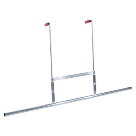 Finish – Barre à débuller aluminium 30 mm x 1,50 m – Pour chapes liquides – Poignées ergonomiques – Bras réglables 0,80/0,88 m