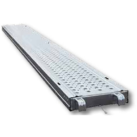 Altrad – Plancher alu 300 de 3 m pour échafaudage de maçon – Charge 300kg/m² – Poids 12kg – ALU3000