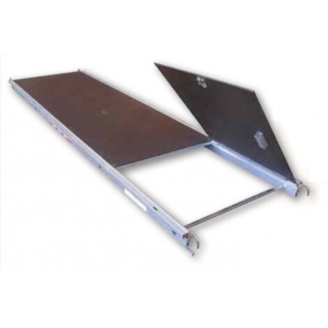 Echafaudages Stéphanois – Plancher alu-bois 3m trappe – Charge maximale 200kg/m² – Compatible échafaudages Aeris45 – Réf: Q8620