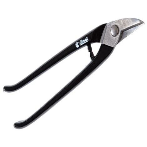 Dimos – Cisaille coupe-trou à lame courbe 30 mm – Acier forgé résistant – Coupe précise pour gouttières et joints debout