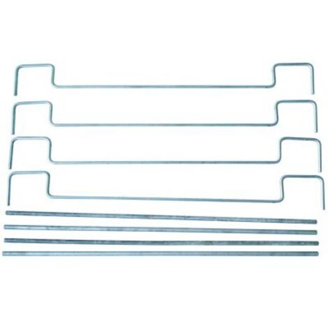 Taliaplast – Cadre Taliatube pour conteneur Taliasac® – Tube acier galvanisé – Dimensions 115x115x100 cm – Montage rapide sans outils (1/5)
