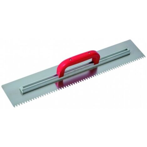 Taliaplast – Platoir à colle spécial ITE 60x11,5cm – Lame en inox trempé 0,7mm – Dents 7mm pour application précise d'enduits