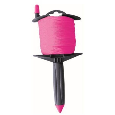 Enrouleur de corde avec fil rose fluo - TALIAPLAST