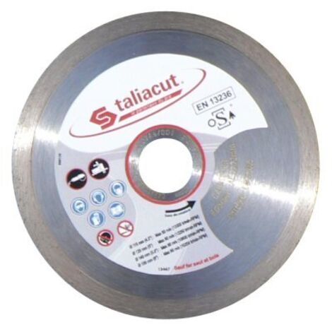 SOFOP TALIAPLAST - Disque diamant 125 mm jante continue – Coupe carrelage à sec ou à eau (1/2)