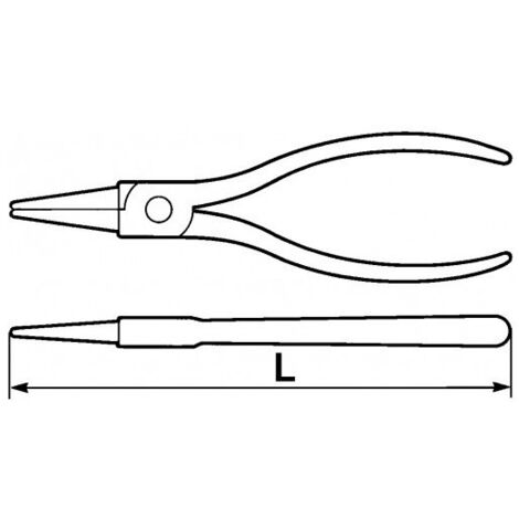 Knipex Pince à circlip « Snap-Ring » de 12-1/2 po - Pointe forgée externe  droite - Taille