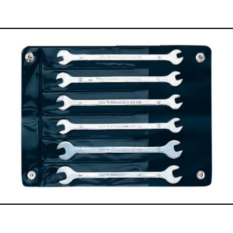 BAHCO - Jeu de clés à fourche doubles pr l'électronique, métriques - 6 pc/pochette (1/3)