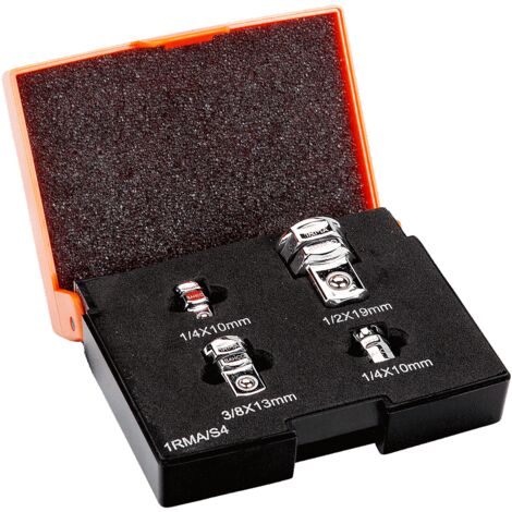 BAHCO - Jeu d'adaptateurs pour clés à cliquet - 4 pcs/boîte (1/2)