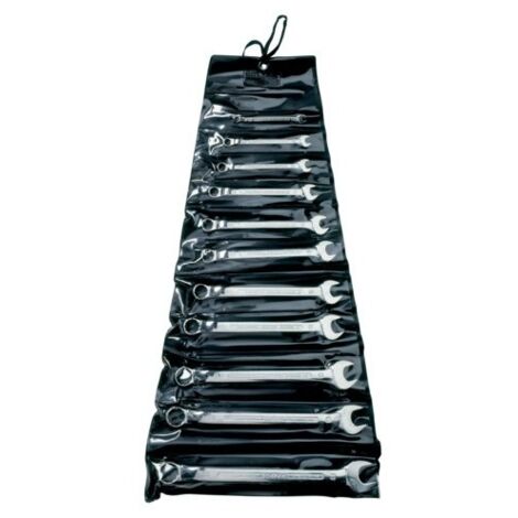 BAHCO - Jeu de clés mixtes contre-coudées, dimensions en pouces - 11 pcs/pochette