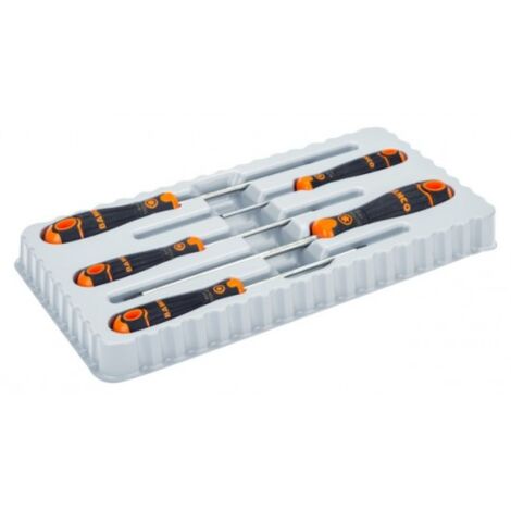 BAHCO - Jeu de tournevis TORX® Tamper-Resistant avec poignée en caoutchouc - 5 pcs