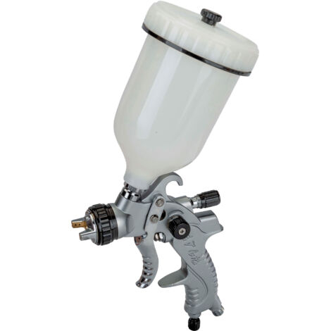 Bahco – Pulvérisateur à peinture pneumatique HVLP – Pression 2-2,8 bar – Capacité réservoir 0,55 L – 5 buses incluses pour finition précise - BPHVLP01 (1/6)