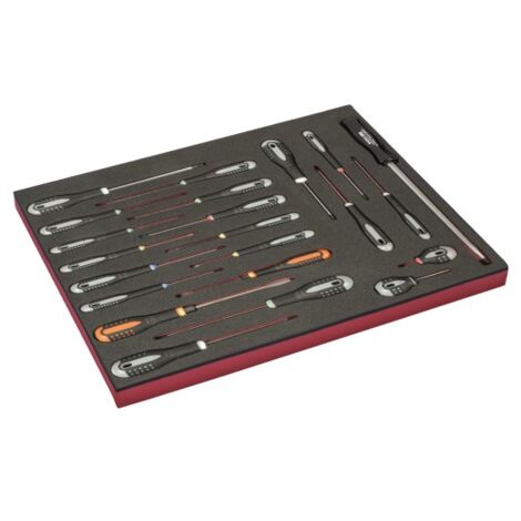 BAHCO - Module mousse Fit&Go 3/3, tournevis ERGO™ - 22 Pcs (1/2)