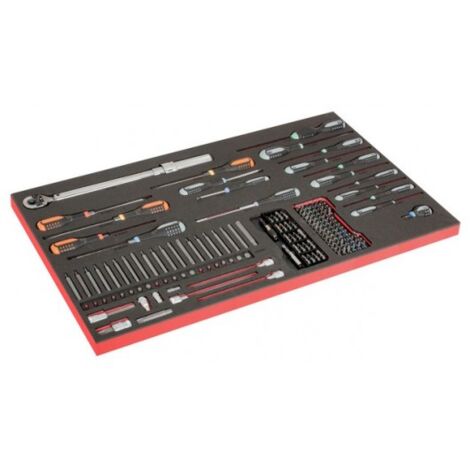 BAHCO - Module mousse pour servante 40", tournevis ERGO™ & jeux d'embouts - 169 Pcs
