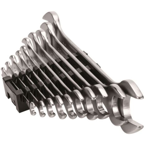 BAHCO - Jeu de clés à fourche doubles, dimensions métriques - 10 pcs/clip plastique (1/4)