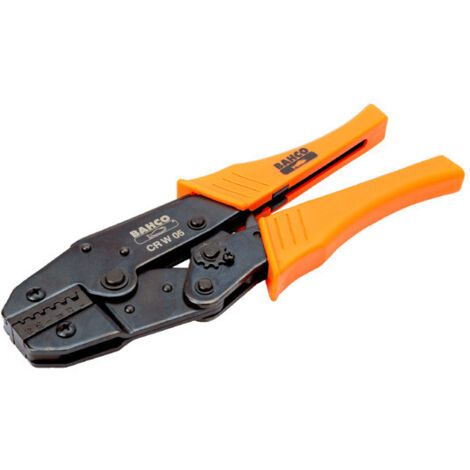 BAHCO - Pince à sertir à cliquet pour connecteurs tubulaires 0,5-4,0 mm2 (1/4)
