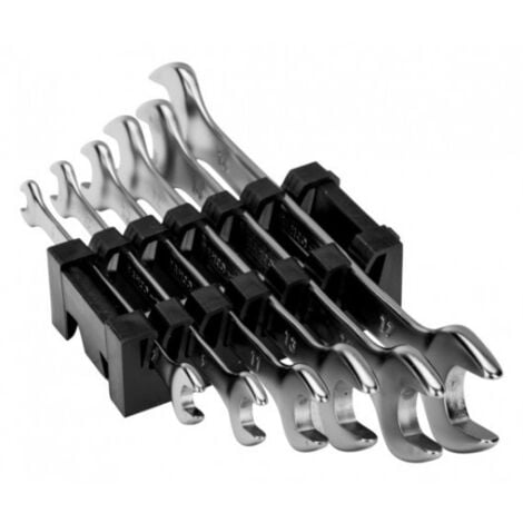 BAHCO - Jeu de clés à fourche doubles, dimensions métriques - 6 pcs/clip en plastique