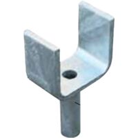 Altrad – Fourche simple pour étai en acier galvanisé – Installation rapide sur étais standards – Résistance à la corrosion – Dimensions 62 x 90 x 80 mm