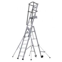 TUBESCA-COMABI - Echelle auto-stable tout aluminium - Entre le moyen d'accès et le poste de travail