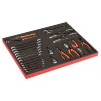 BAHCO - Module mousse Fit&Go 3/3 marquage laser, tournevis ERGO™, clés & pinces - 24 Pcs